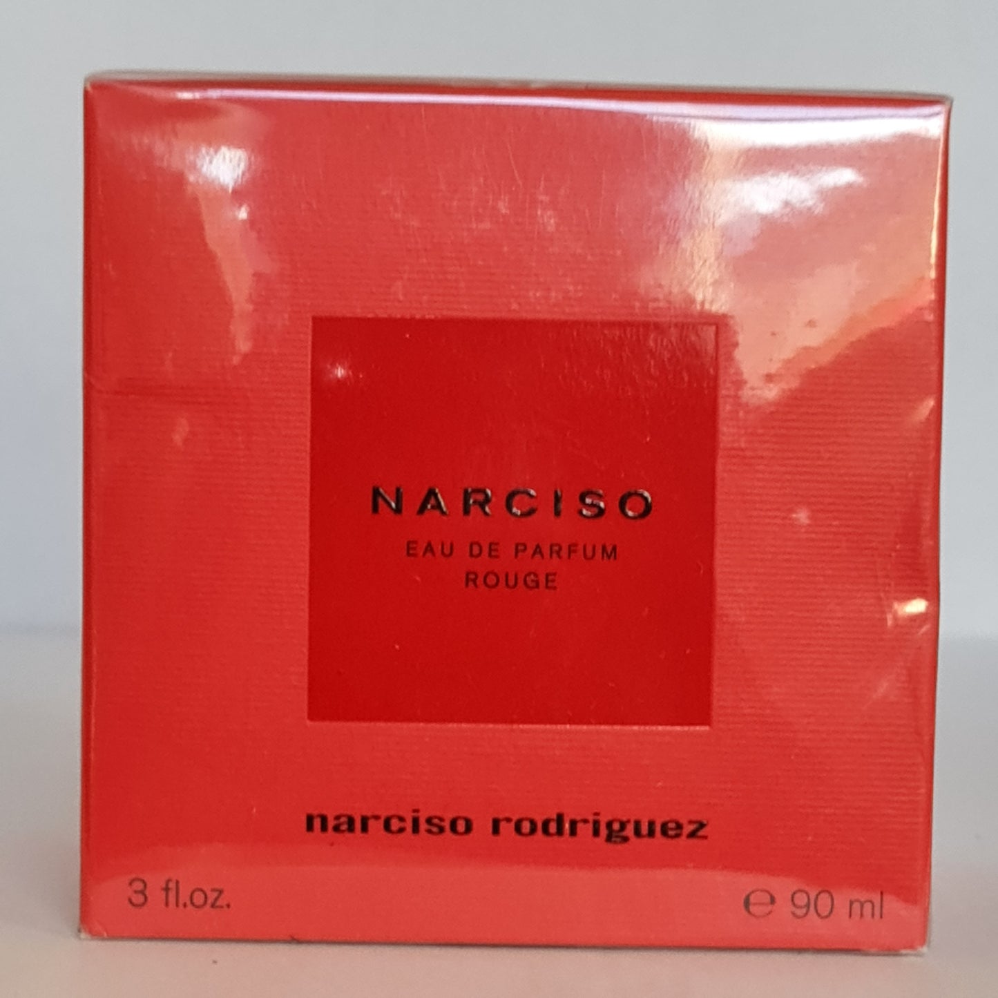 Narciso Rodriguez Rouge Eau De Parfum 90ml. Box imperfect. See Description