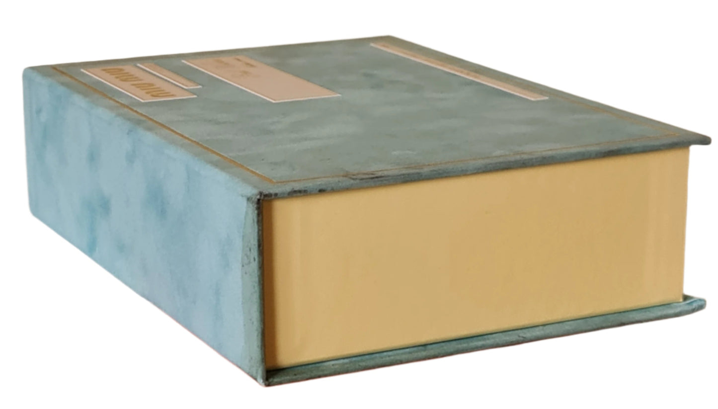 Gift box lying flat photo.