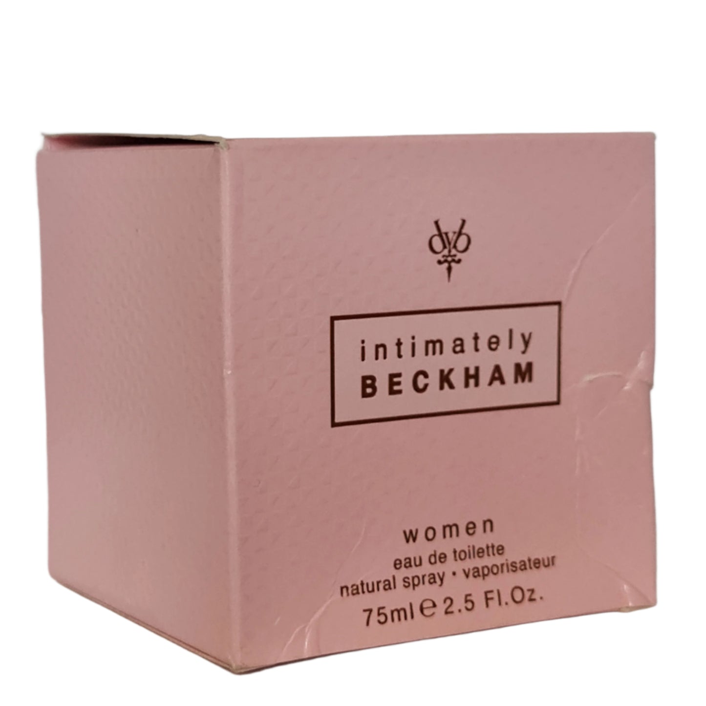 Front angled photo of fragrance box.