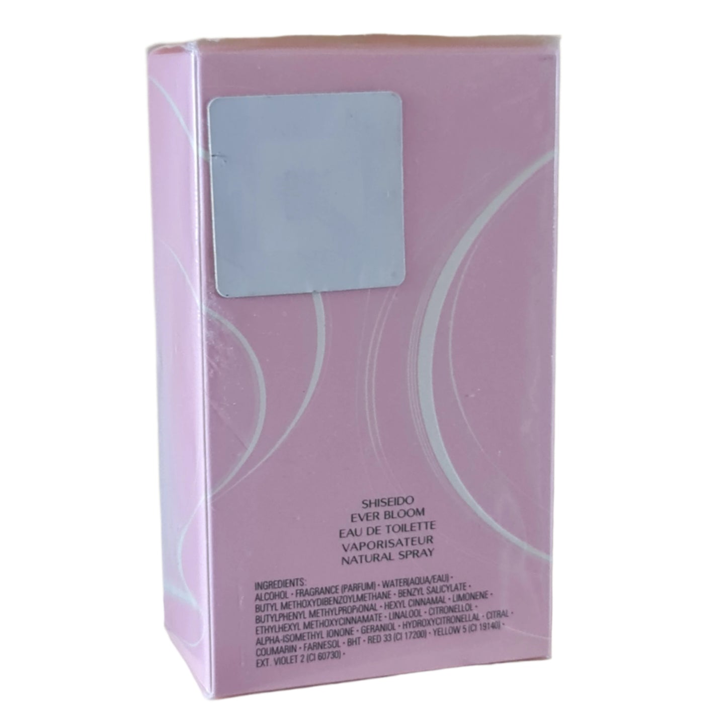 Back of perfume box.