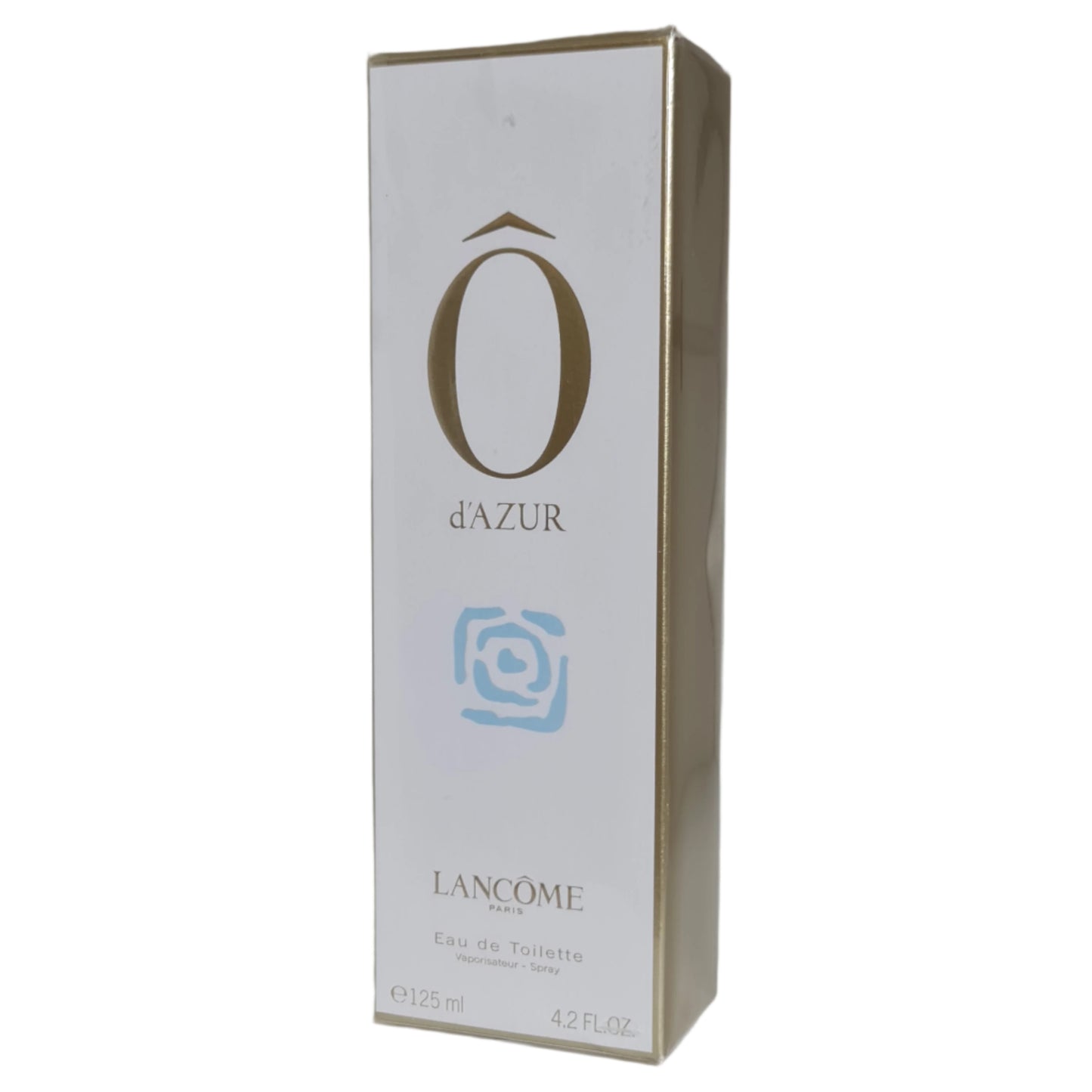 Front angled photo of perfume box.