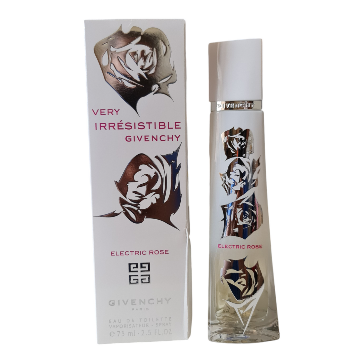 Givenchy Very Irresistible Electric Rose 75ml Eau De Toilette. Imperfect Unsealed Box.