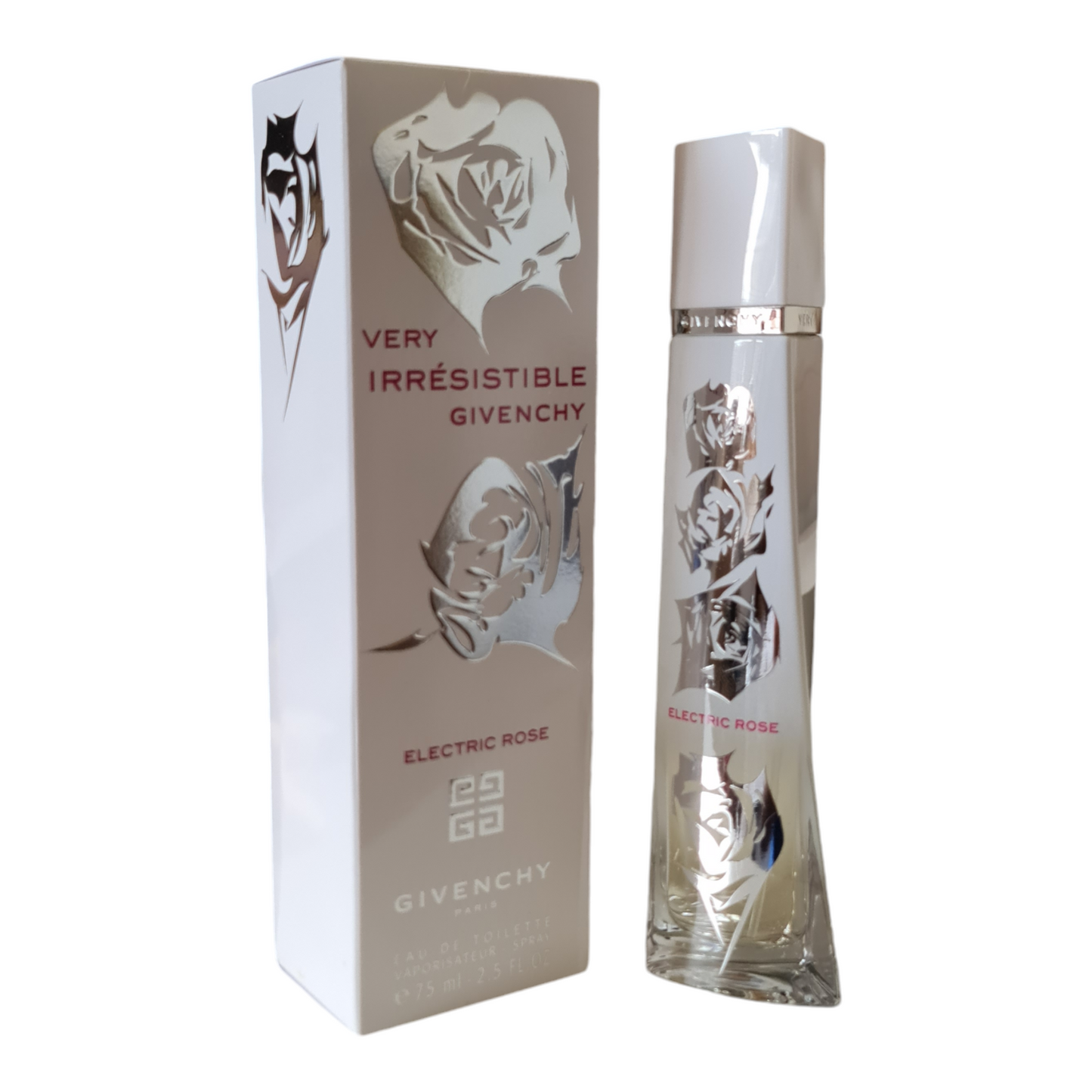 Givenchy Very Irresistible Electric Rose 75ml Eau De Toilette. Imperfect Unsealed Box.