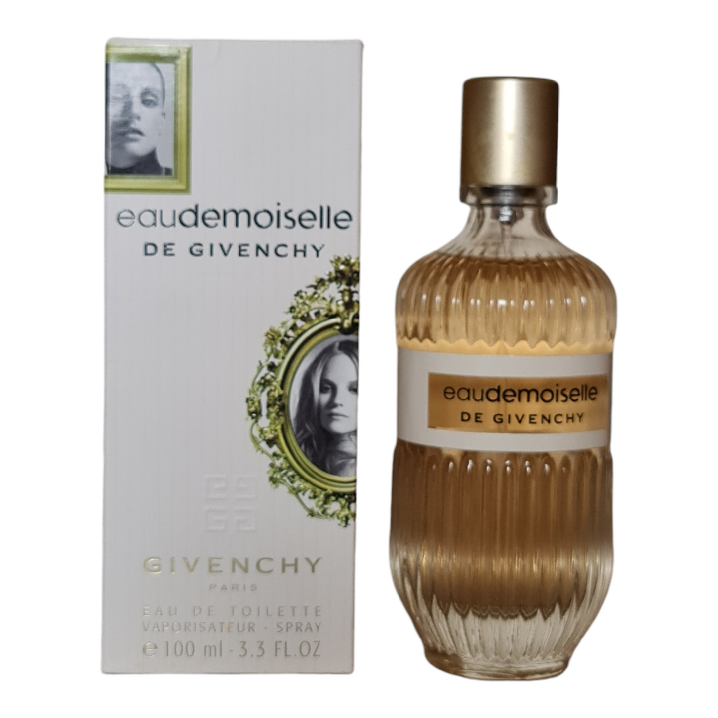 Givenchy Eau Demoiselle De Givenchy 100ml Eau de Toilette. See description. Perfume box and bottle side by side.