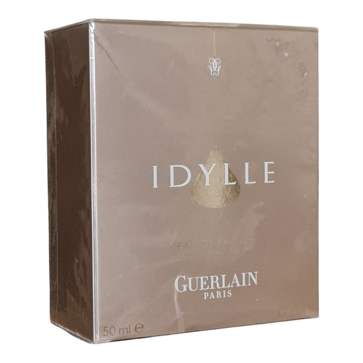 Guerlain Idyelle Eau de Parfum 50ml. Front angled photo.