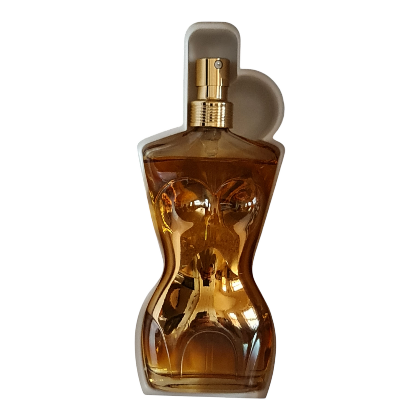Photo showing the perfume botlle.