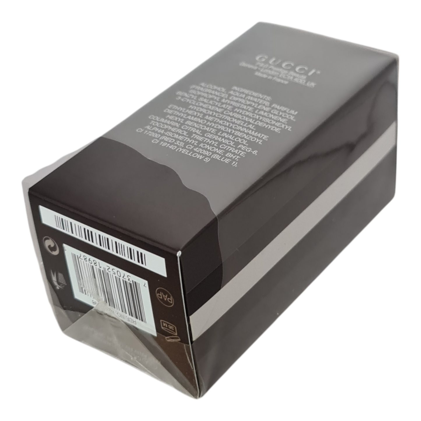 Gucci by Gucci Pour Homme Eau De Toilette 50ml. Imperfect Cellophane.