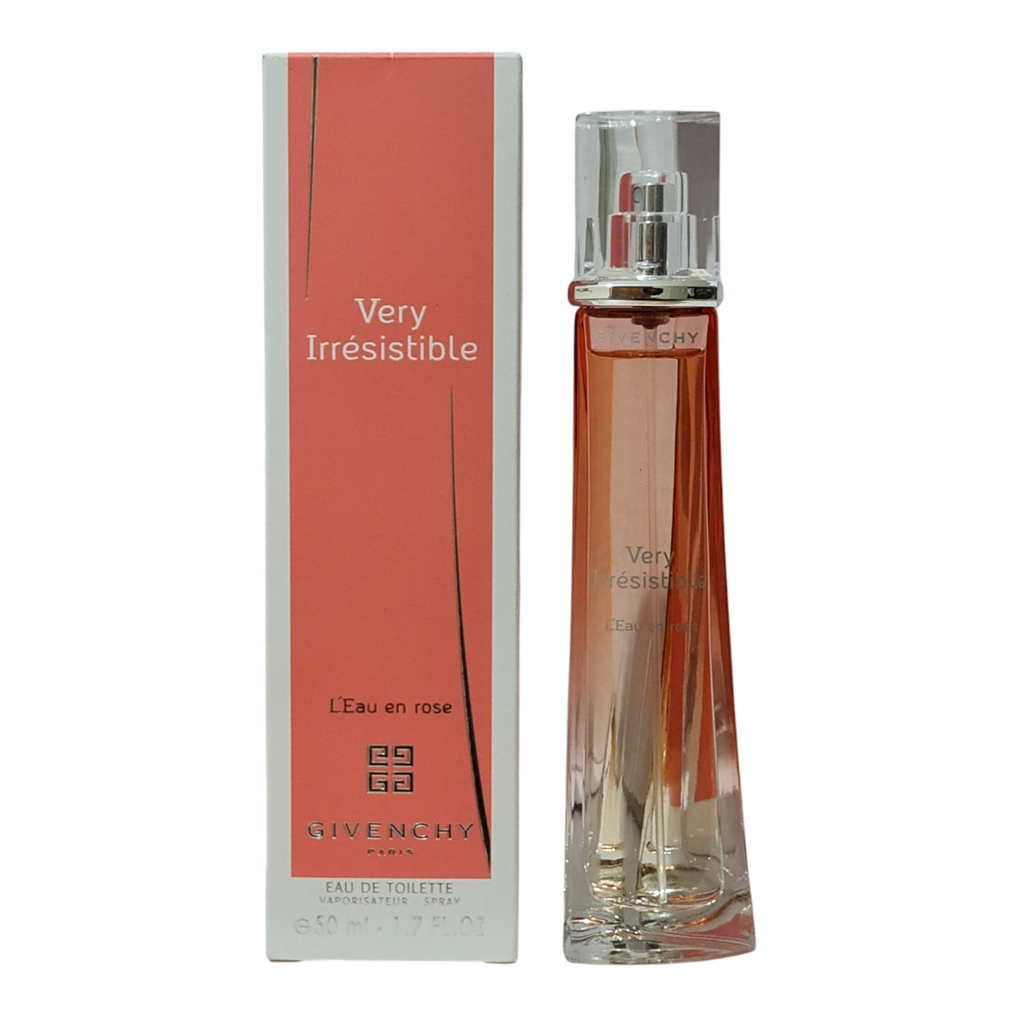 Givenchy Very Irresistible L'Eau En Rose 50ml Eau De Toilette. Unsealed Imperfect Box. See description