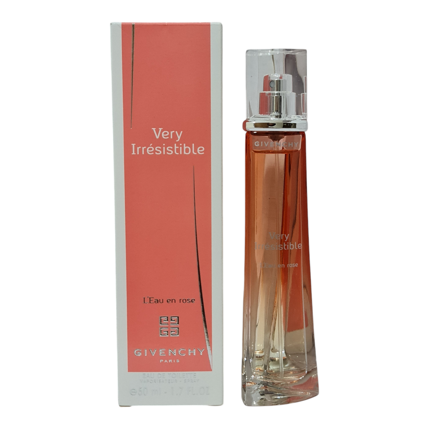 Givenchy Very Irresistible L'Eau En Rose 50ml Eau De Toilette. Unsealed Imperfect Box. See description