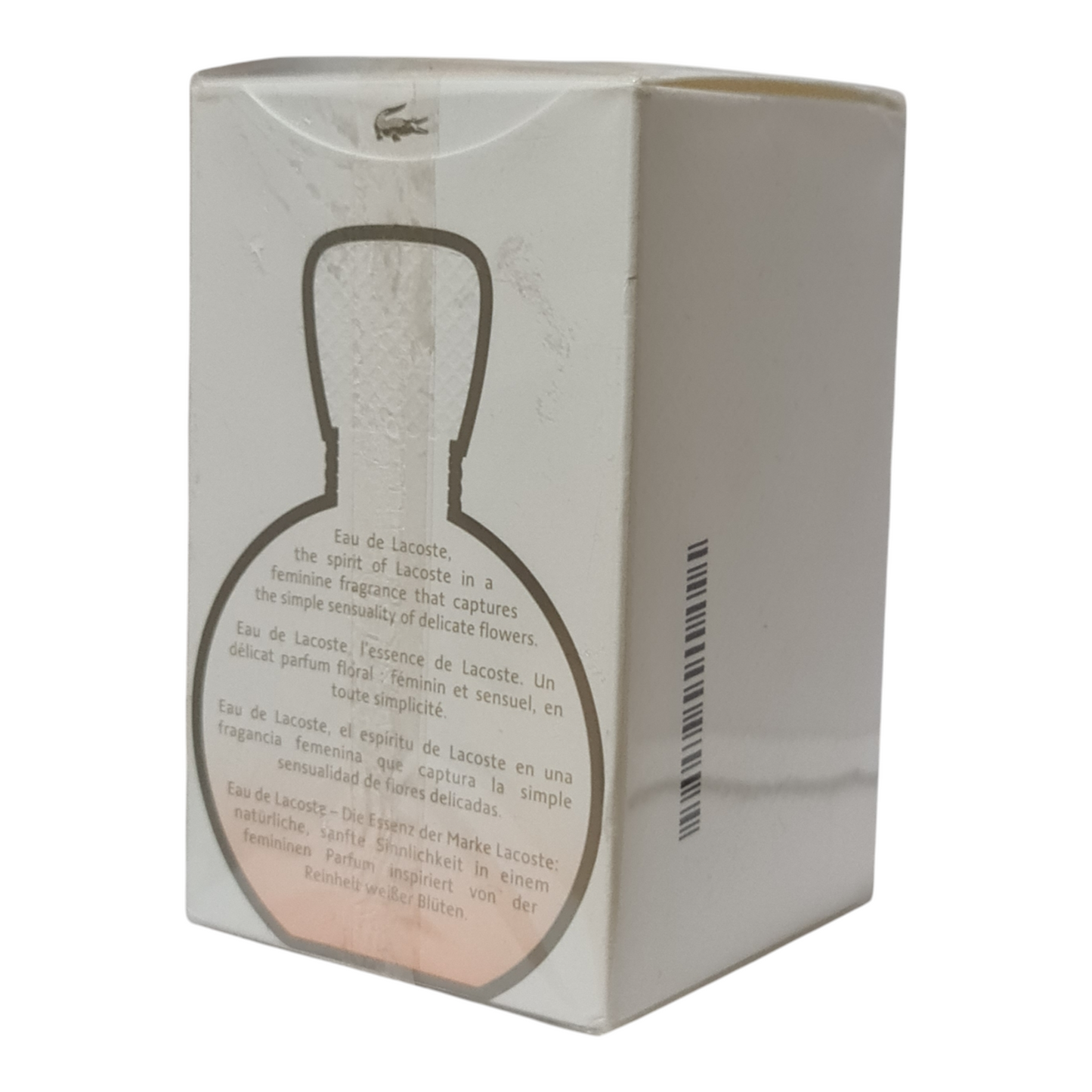 Lacoste Eau de Lacoste Eau de Parfum 30ml. Rear photo of cologne box.