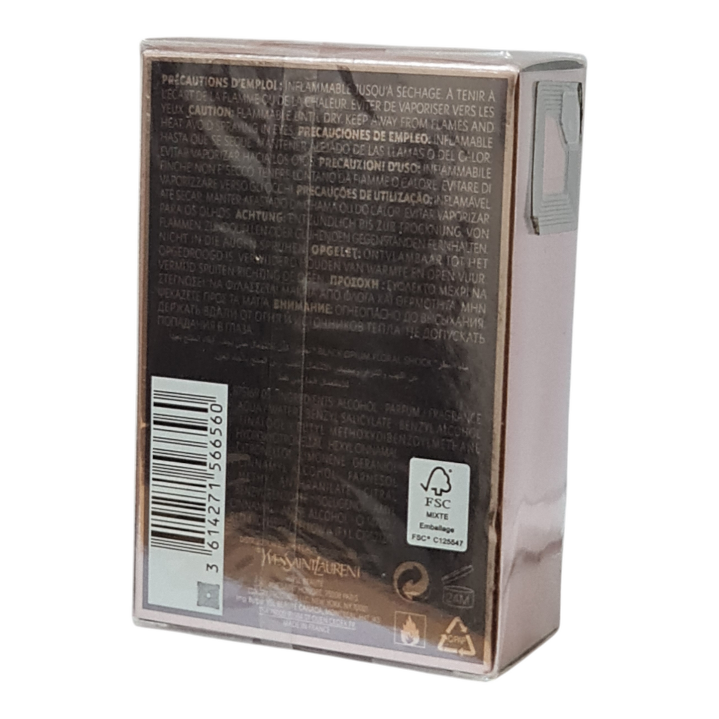 Yves Saint Laurent Black Opium Eau de Parfum Floral Shock 30ml. Imperfect Box & Cellophane. See Description