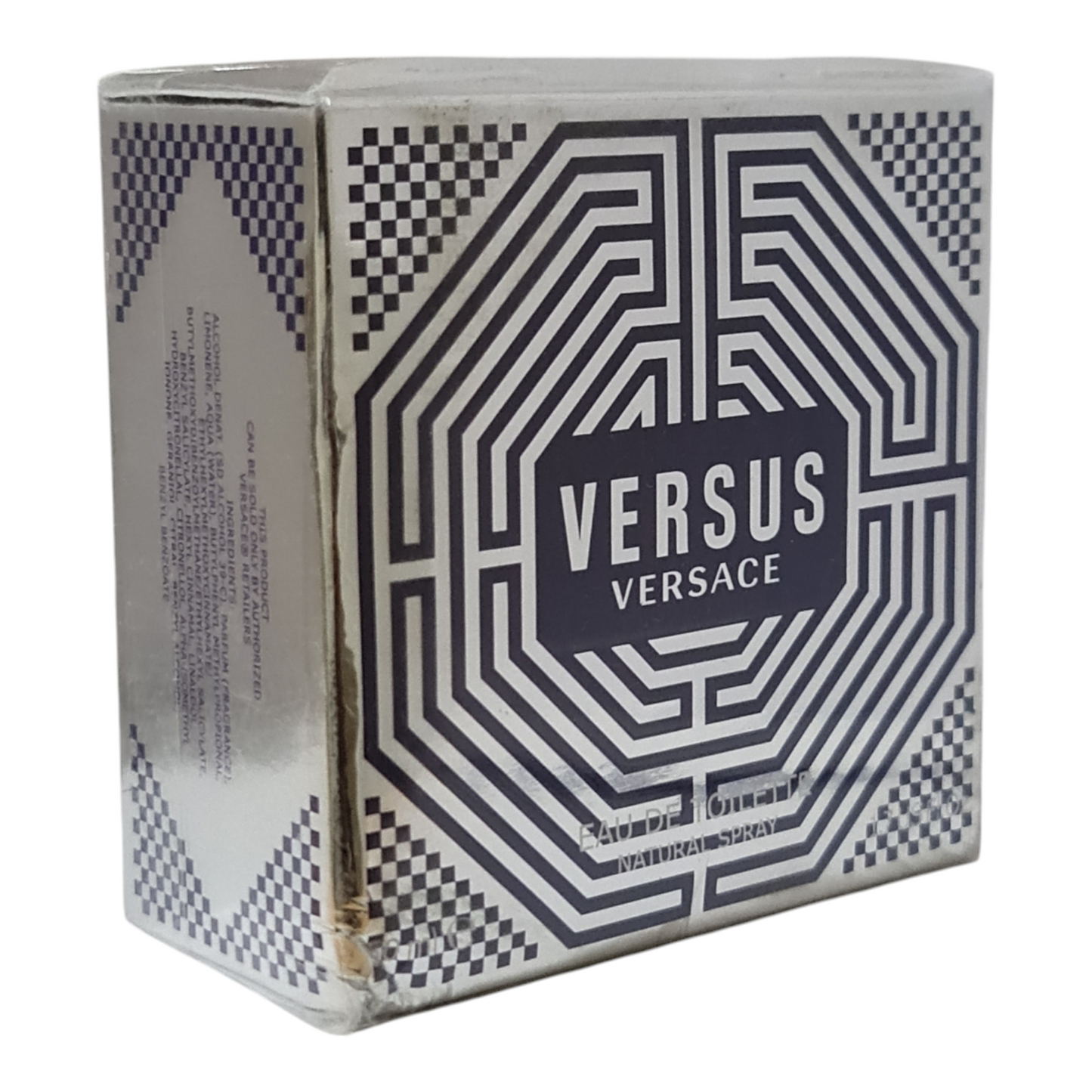 Versace Versus Eau De Toilette 50ml. Imperfect Box & Cellophane. See Description