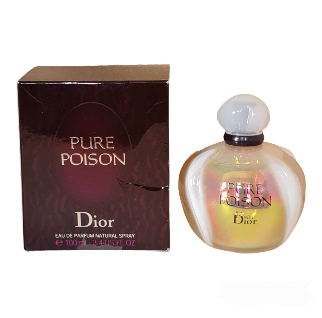 Dior Pure Poison Eau de Parfum 100ml. Older version has white top. See Your Fragrance Online