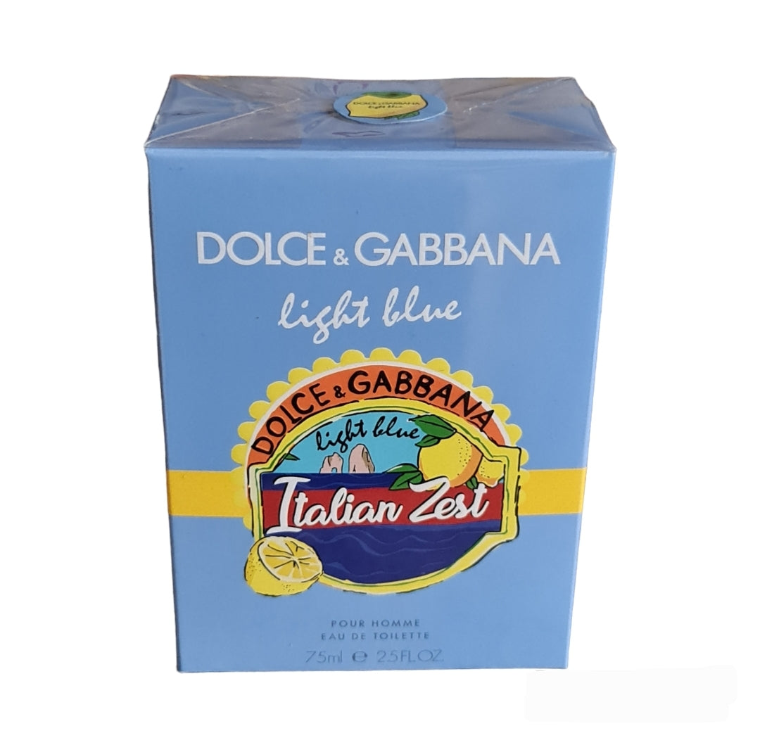 Dolce Gabbana Light Blue Italian Zest Eau de Toilette 75ml Your Fragrance Online