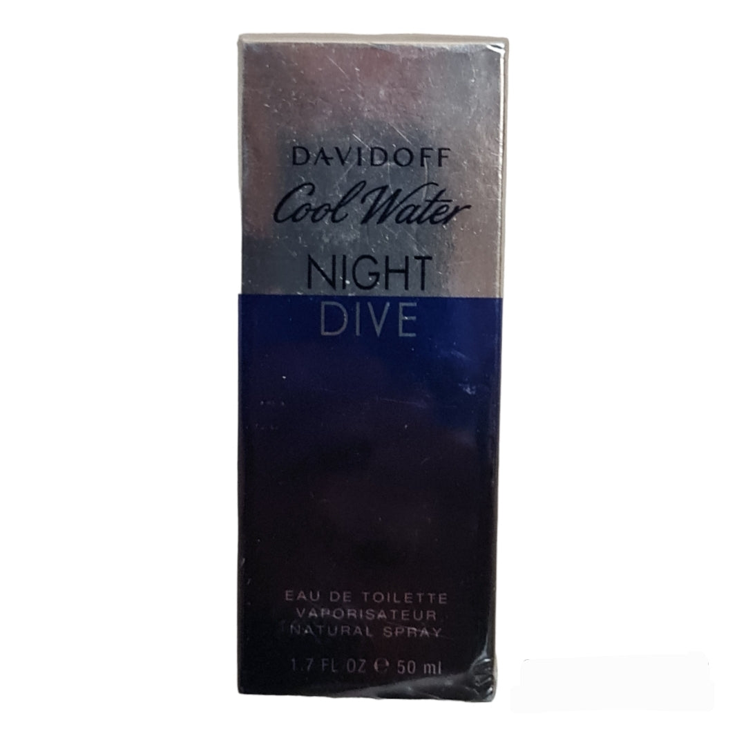 Davidoff Cool Water Night Dive Eau de Toilette 50ml. Front photo perfume and fragrance