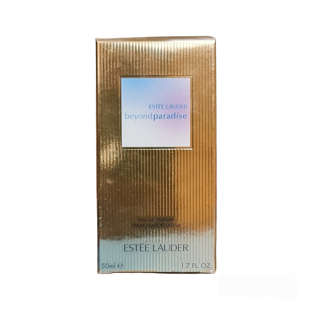 Estee Lauder Beyond Paradise Eau de Parfum 50ml. Front photo perfume and fragrance
