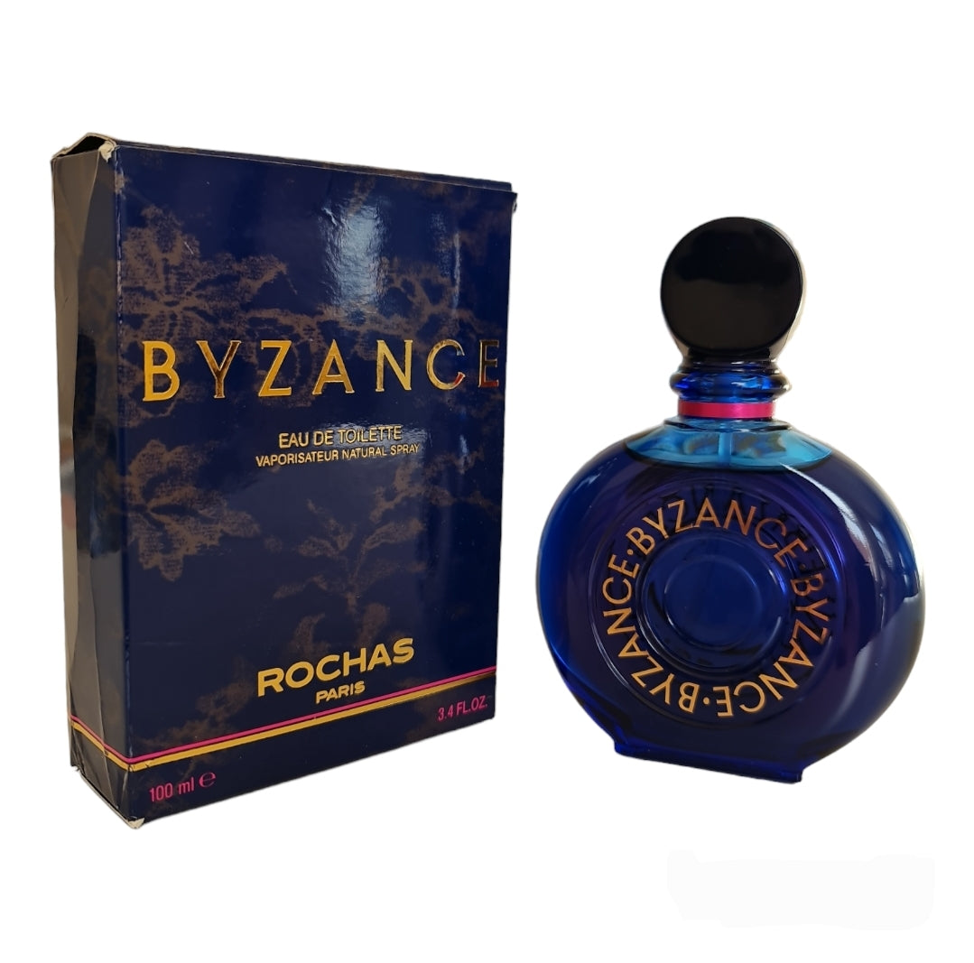 Byzance by Rochas eau de toilette 3.4 0z approx 70 % full factory old formula rare w/box