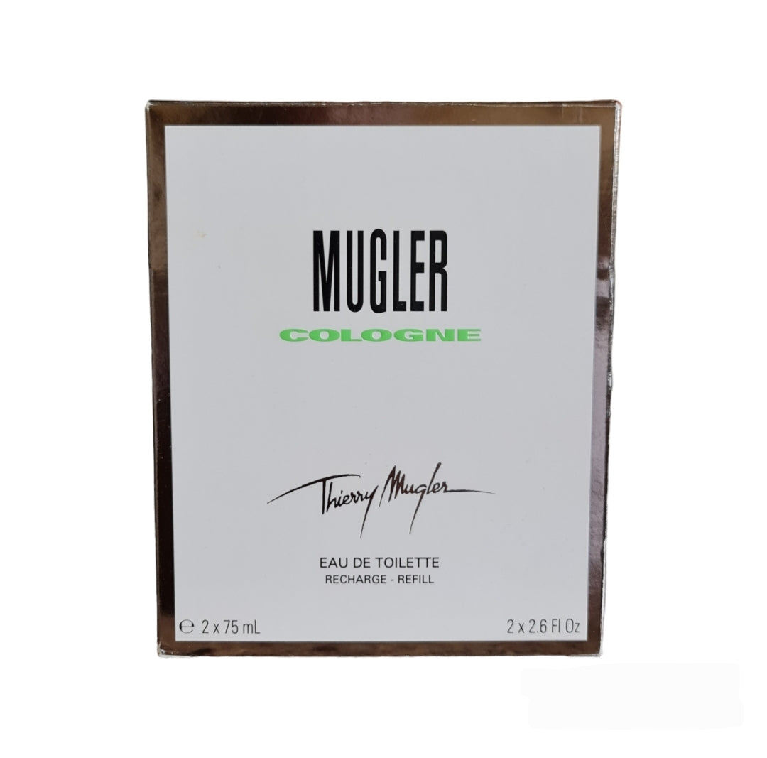 Mugler Cologne Eau de Toilette 150ml Recharge Refill. Photo showing front of box perfume box.