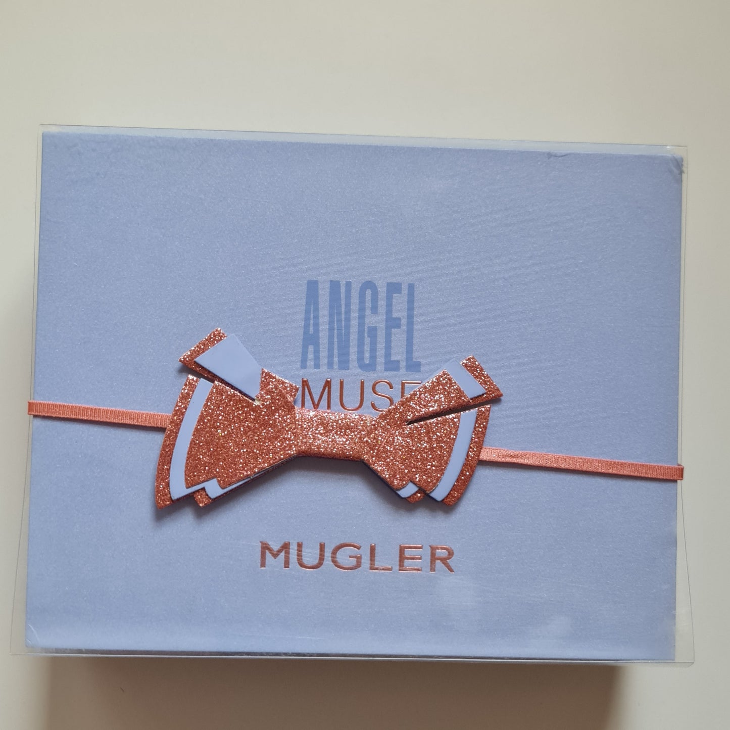 Mugler Angel Muse Eau De Parfum Gift Set. Imperfect Box. Front box photo, perfume, scent, cologne and fragrance.