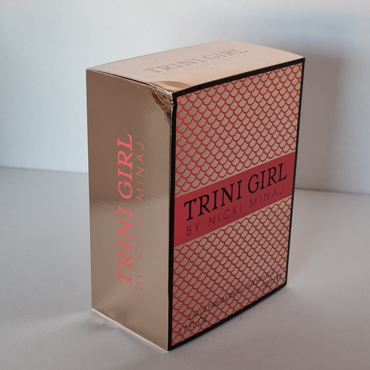 Trini Girl By Nicki Minaj Eau De Parfum 50ml. Partially Used, Unsealed & Imperfect Box.