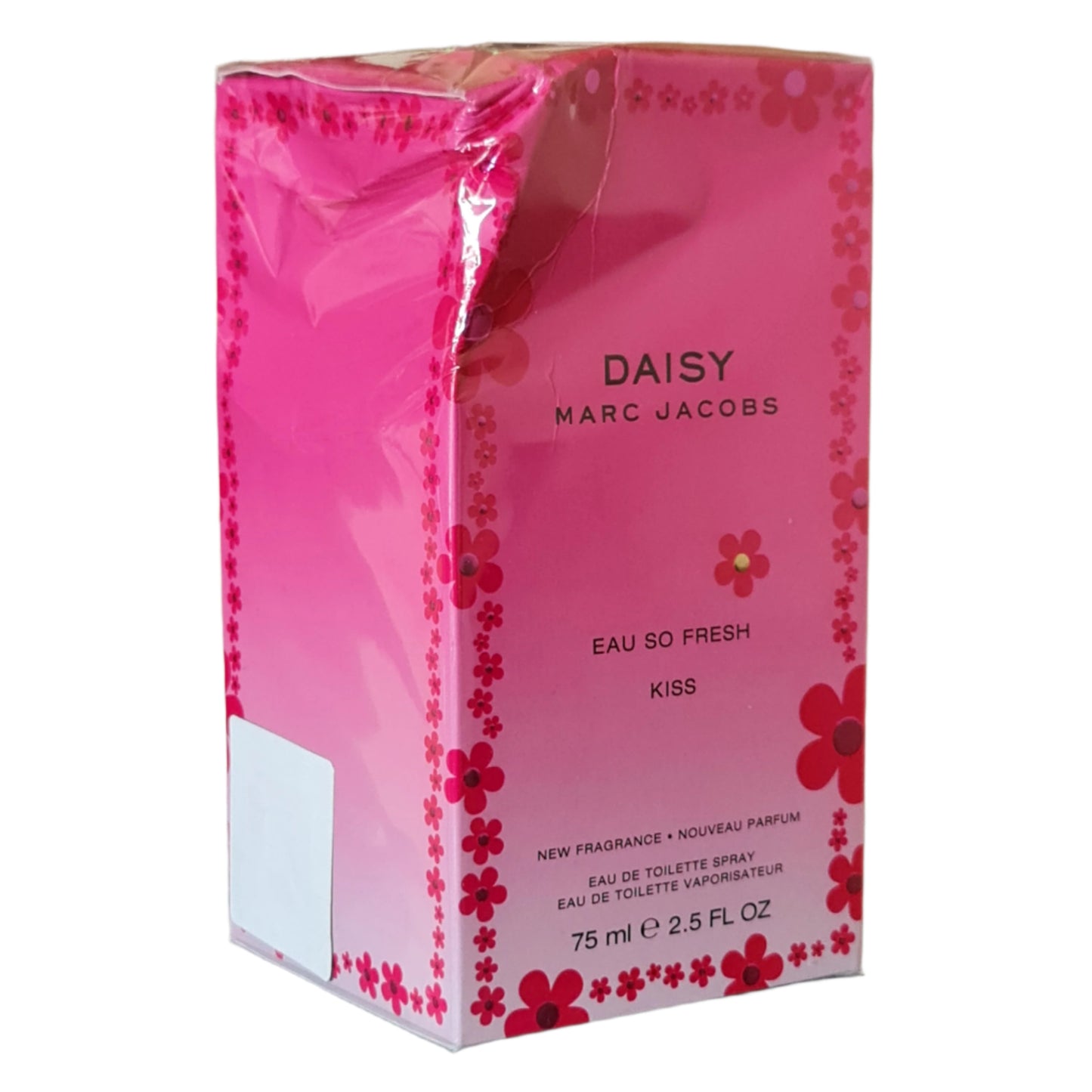 Front angled photo of perfume box.