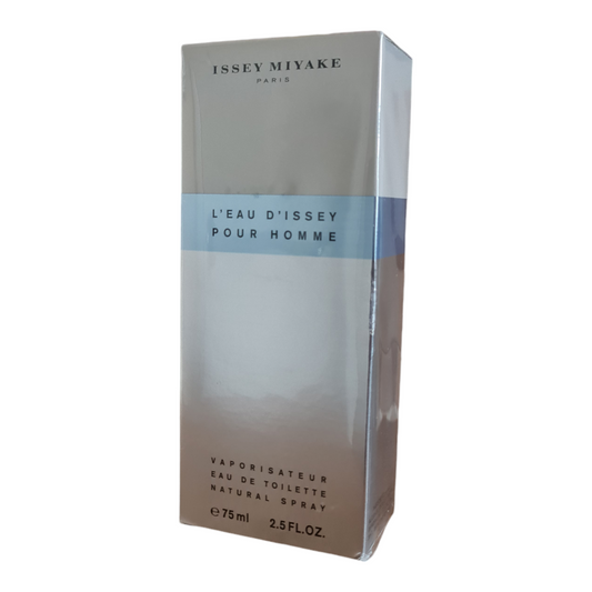 Issey Miyake L'eau D'Issey Pour Homme 75ml EDT (Vintage). Front angled photo.