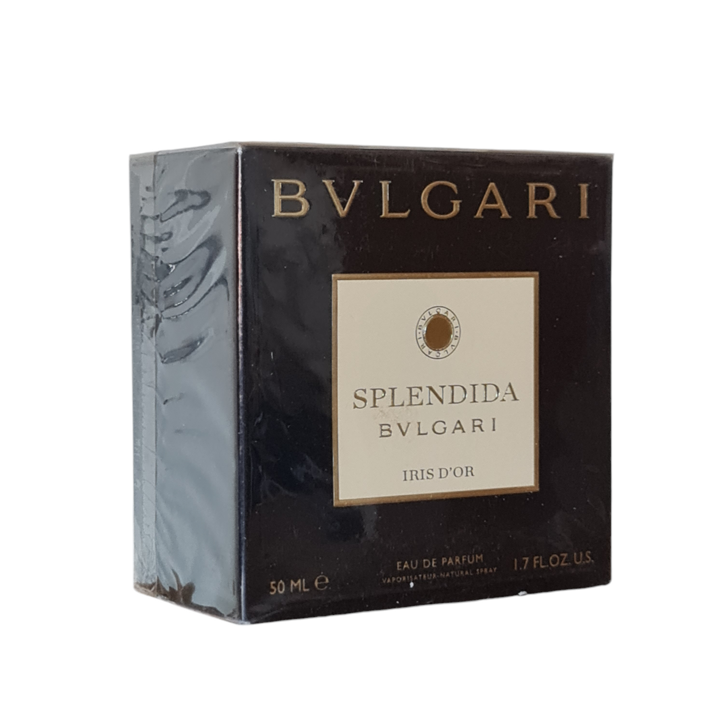 Bvlgari Splendida Iris d'Or Eau de Parfum 50ml. Imperfect Sealed Box. See Description.