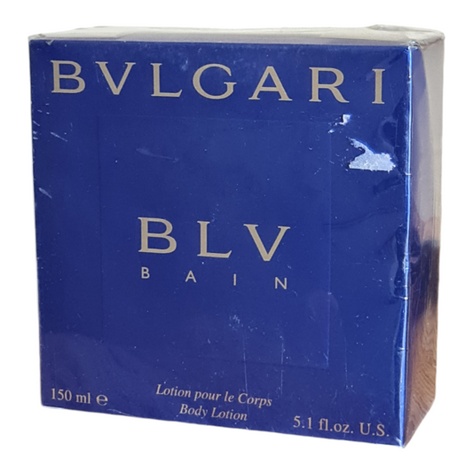 Bvlgari BLV Bain Body Lotion 150ml. Front angled photo.