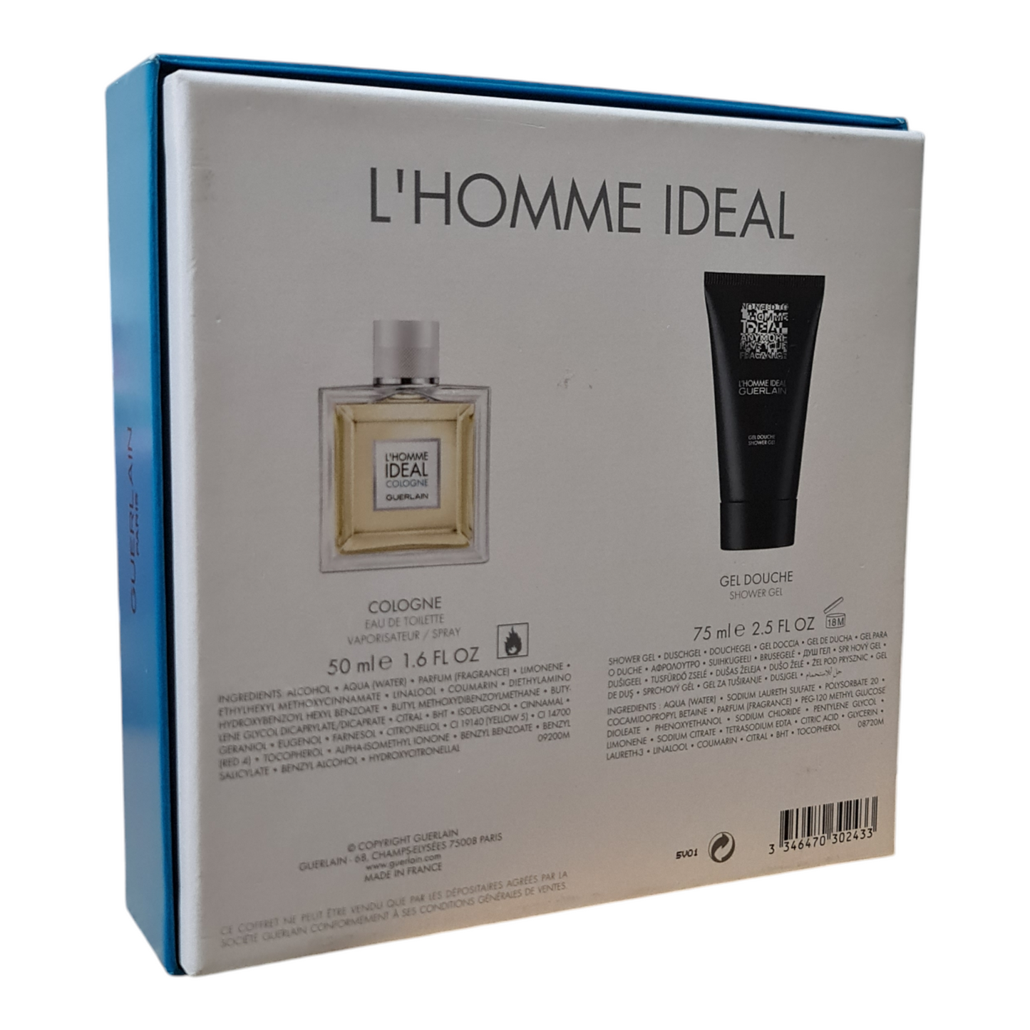 Guerlain L’Homme Ideal Cologne Eau de Toilette 50ml Gift Set. See description