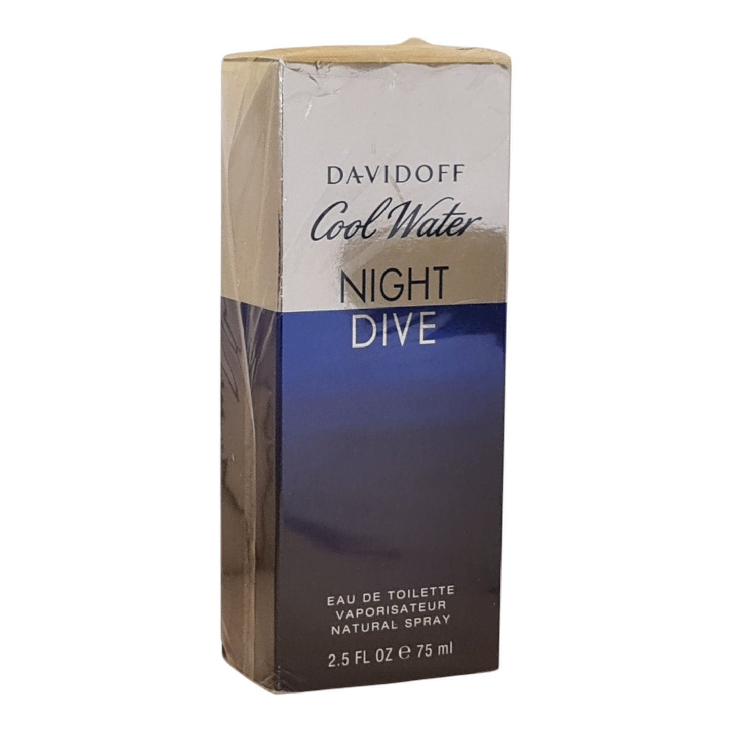 Davidoff Cool Water Night Dive Eau de Toilette 75ml. Imperfect cellophane.