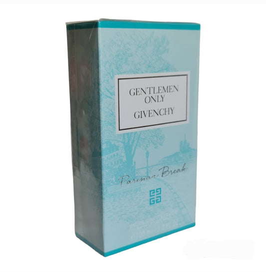 Givenchy Gentleman Only Parisian Break Eau De Toilette 100ml. Perfume, scent, cologne and fragrance. Front Image.