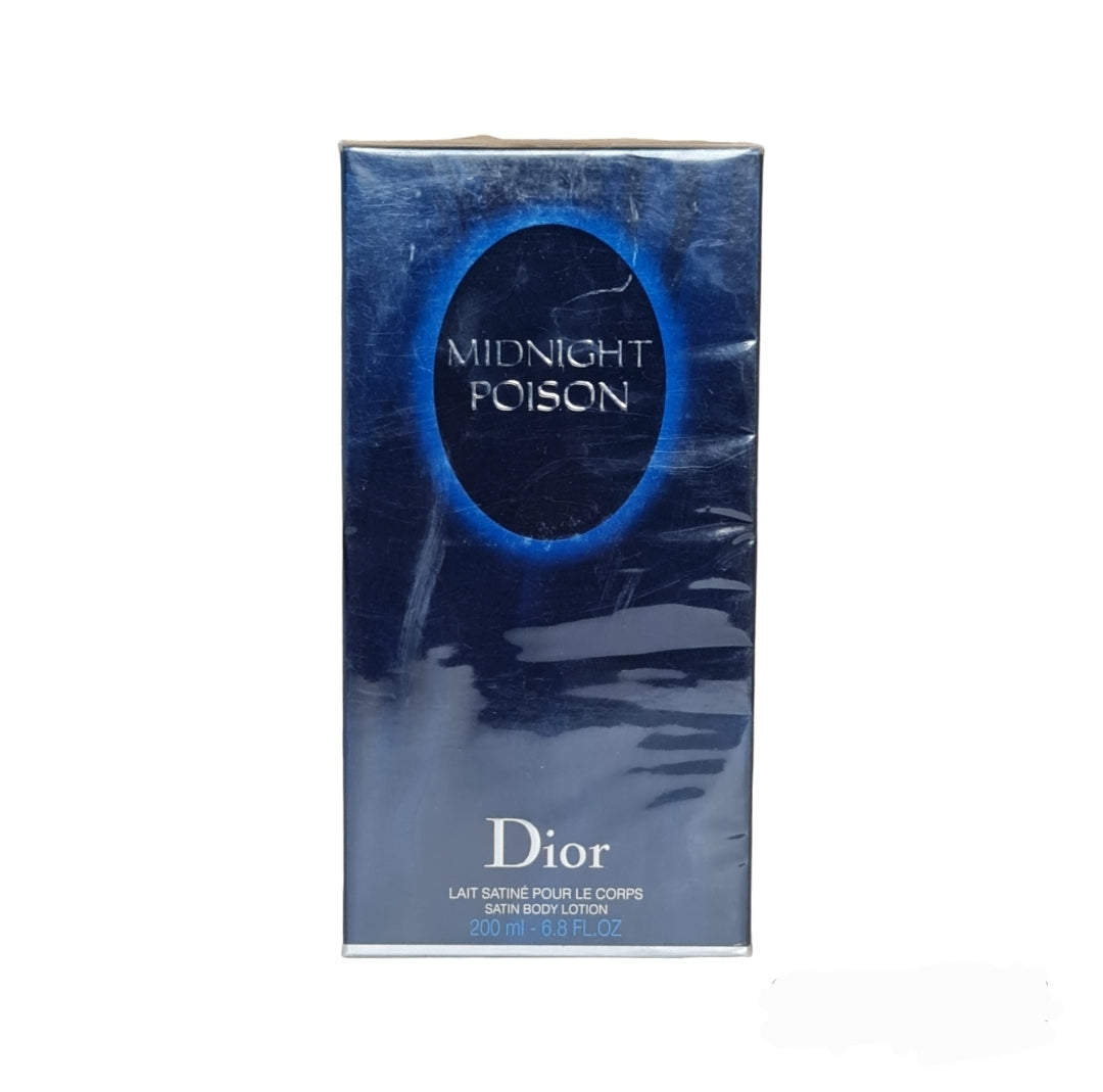 Dior Midnight Poison Satin Body Lotion 200ml. Front Image