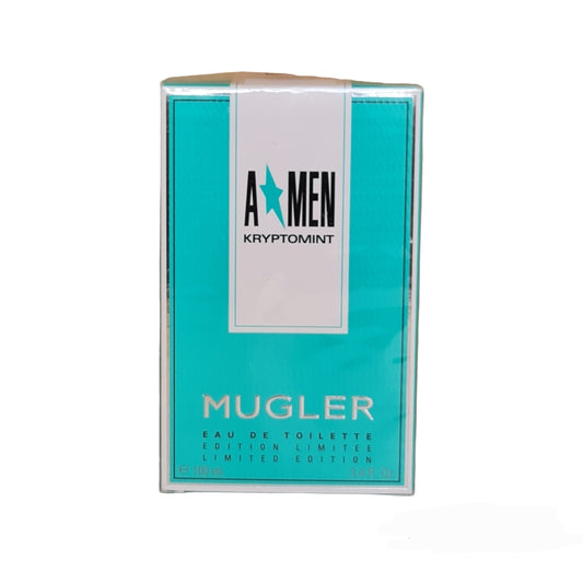 Mugler Amen Kryptomint Eau de Toilette Pour Homme 100ml. Perfume and fragrance. Front Image.