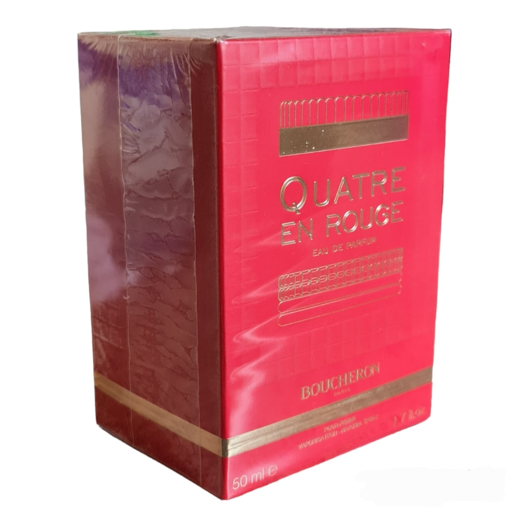 Boucheron Quatre En Route Eau de Parfum 50ml. Perfume and fragrance angled  image.