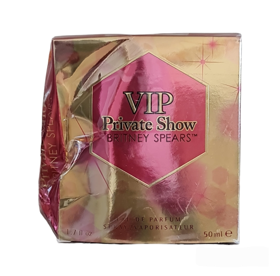 Britney Spears VIP Private Show Eau de Parfum 50ml. Front photo, perfume, fragrance, cologne and scent.