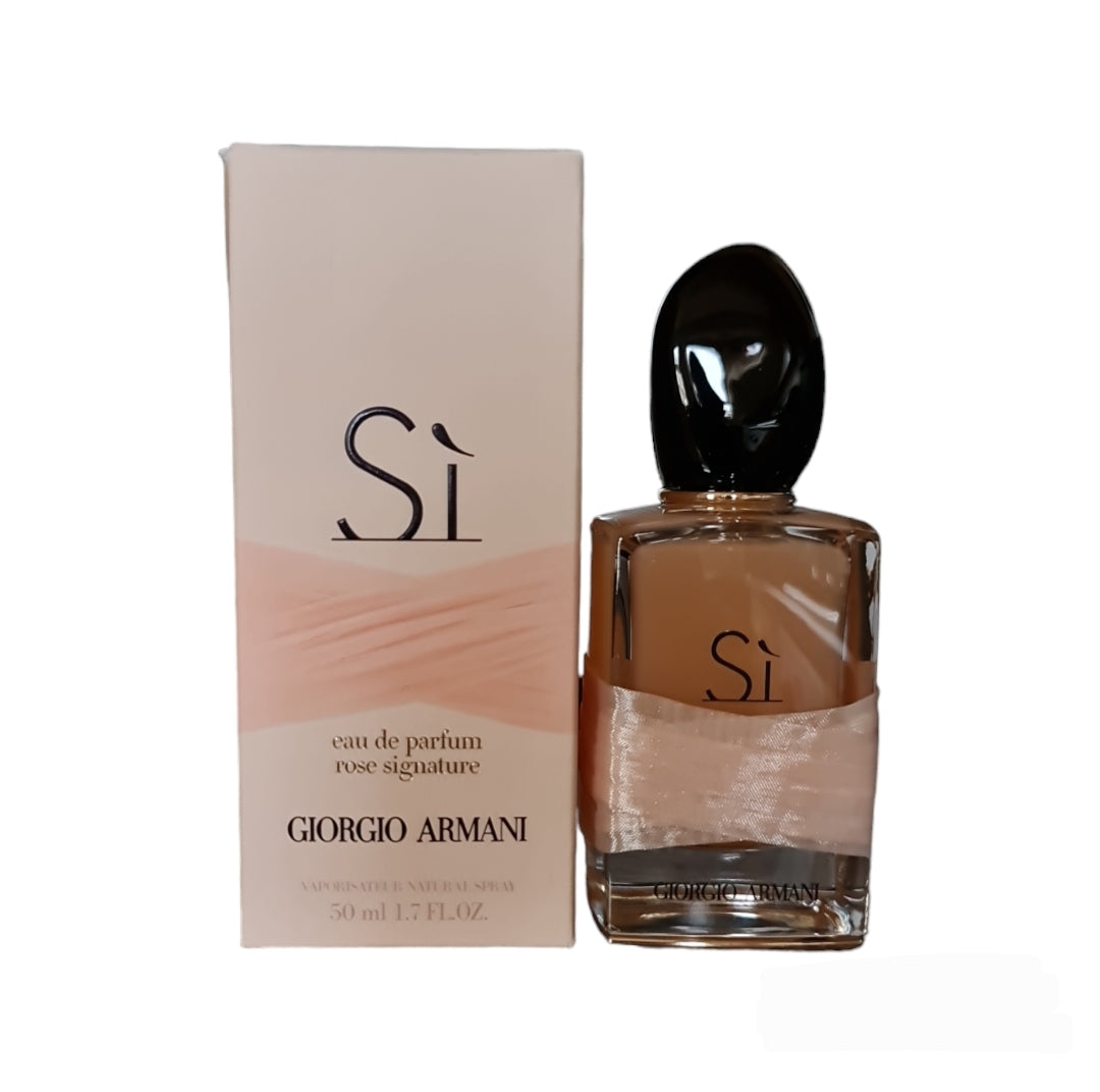 Giorgio Armani Si Rose Signature 50ml. Front photo, perfume, fragrance, scent and cologne.