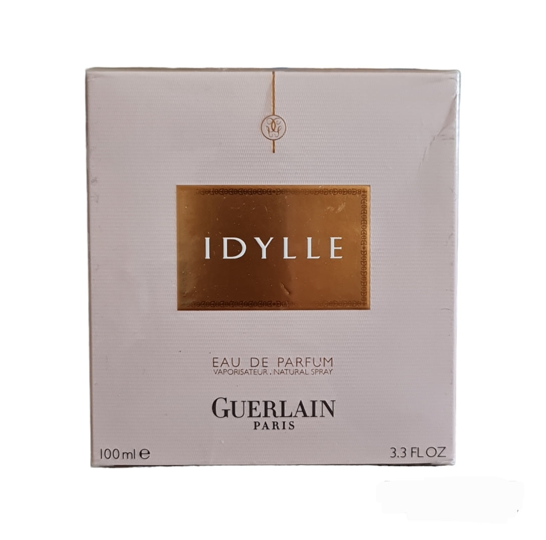 Guerlain Idylle Eau de Parfum 100ml. Front photo, perfume, fragrance, scent and cologne.