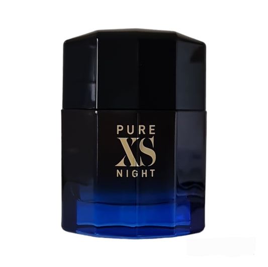 Paco Rabanne Pure XS Night Eau de Parfum. Bottle photo. Perfume, scent, cologne and fragrance.