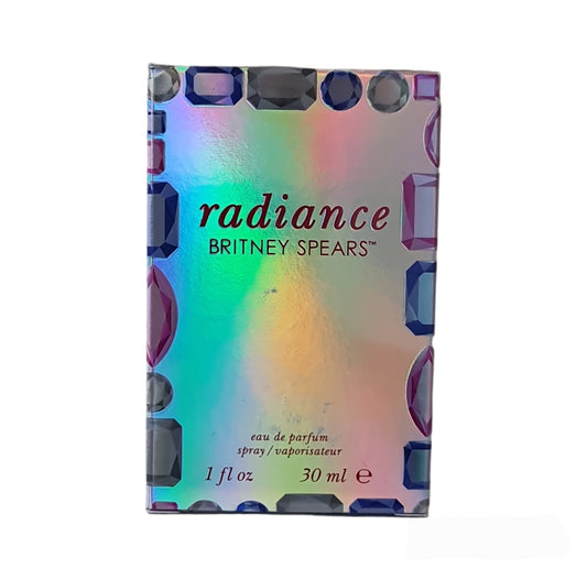 Radiance Eau De Parfum. Front photo, perfume, scent, cologne and fragrance.