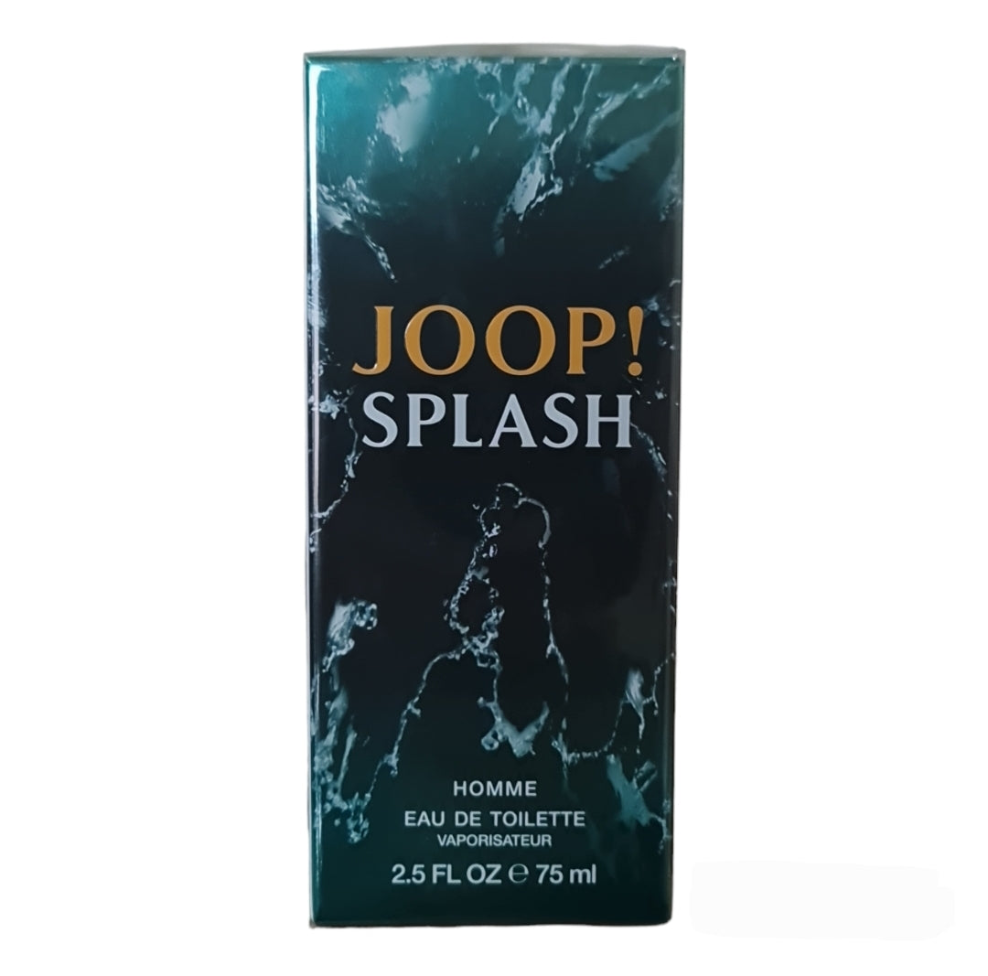 Joop Splash Homme Eau de Toilette 75ml. Front photo, perfume, scent, cologne and fragrance.