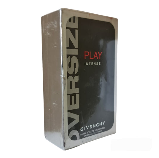 Givenchy Play Intense Oversized Eau De Toilette 150ml. Front angled photo, perfume, cologne, scent and fragrance.