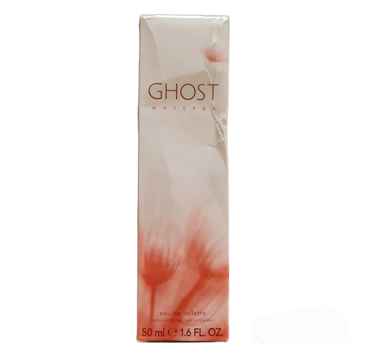 Ghost Whisper Eau De Toilette 50ml. Photo angled photo, perfume, cologne, scent and fragrance.