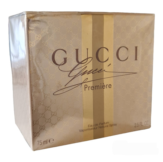 Gucci Premiere Eau De Parfum 75ml. See description. Angled front photo of perfume box.