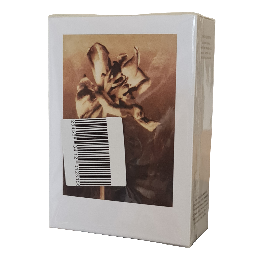 Back of the perfume box.