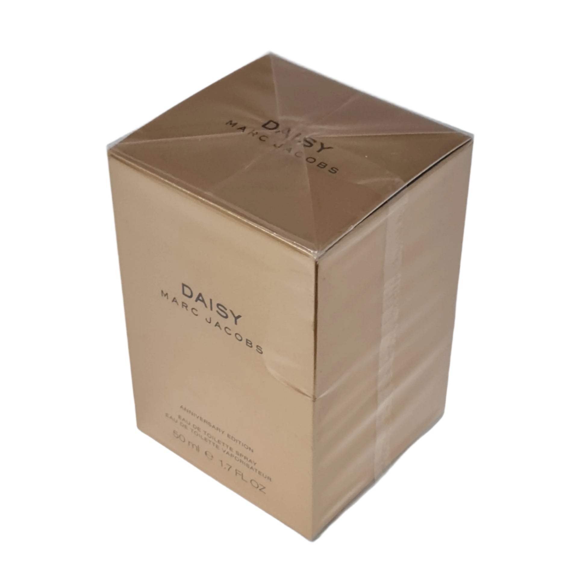 Marc Jacobs Daisy Anniversary Edition Eau de Toilette 50ml. Imperfect Box. Birds eye view of perfume box.