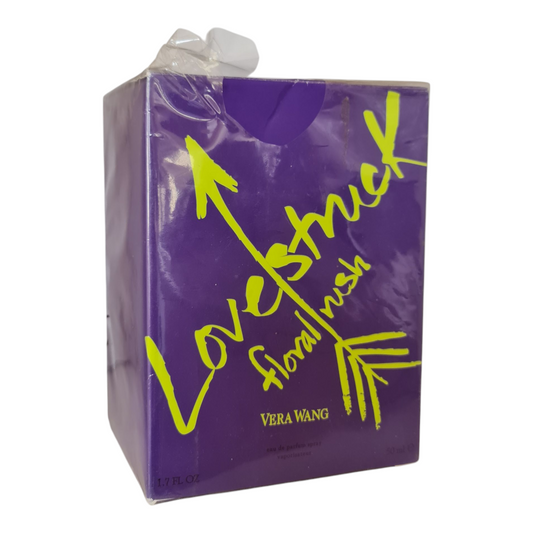 Vera Wang Lovestruck Floral Rush 50ml. Photo showing Imperfect Box & Cellophane