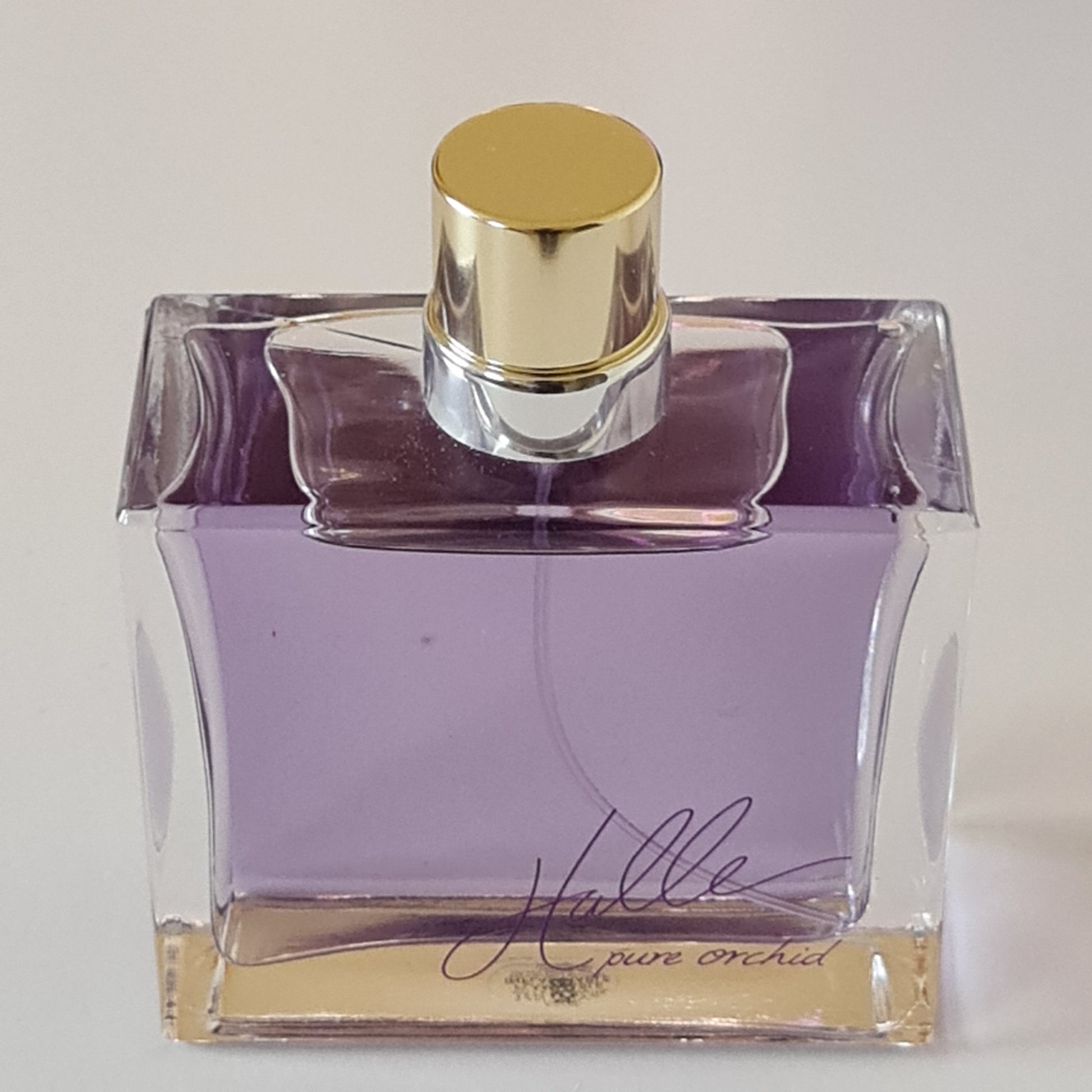 Halle Berry Pure Orchid Eau de Parfum 100ml.  Bottle only, fragrance, perfume, cologne and scent.