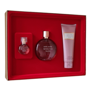 Estee Lauder Sensuous Nude Eau De Parfum 50ml Gift Set. Internal of gift box.