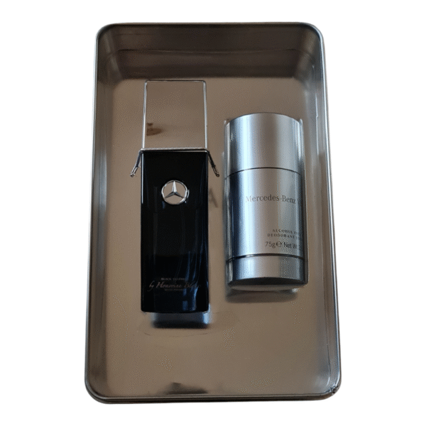 mercedes benz vip club black leather eau de toilette 50ml gift set