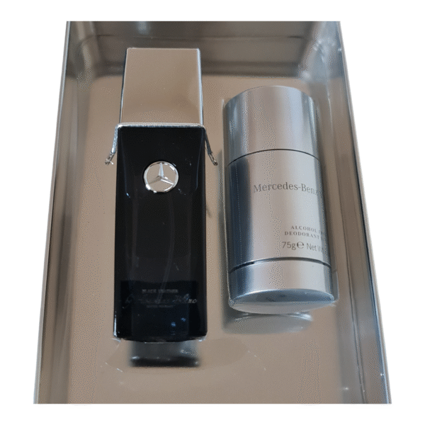 mercedes benz vip club black leather eau de toilette 50ml gift set